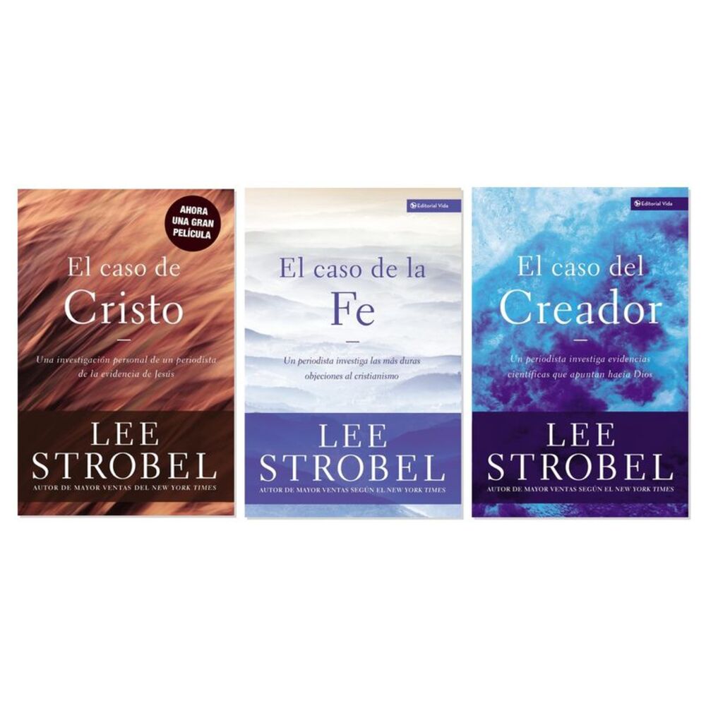 Caso de Cristo Spanish Christian Apologetics 3-Book Collection